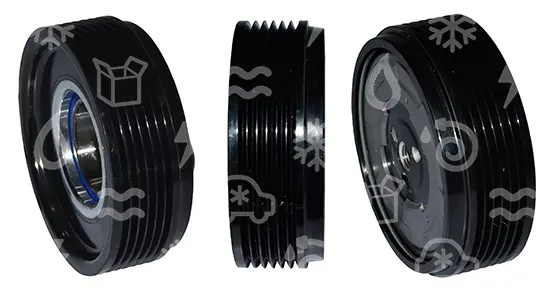 spojka pro kompresor DENSO, 100 mm, poly V6, 35x52x12mm